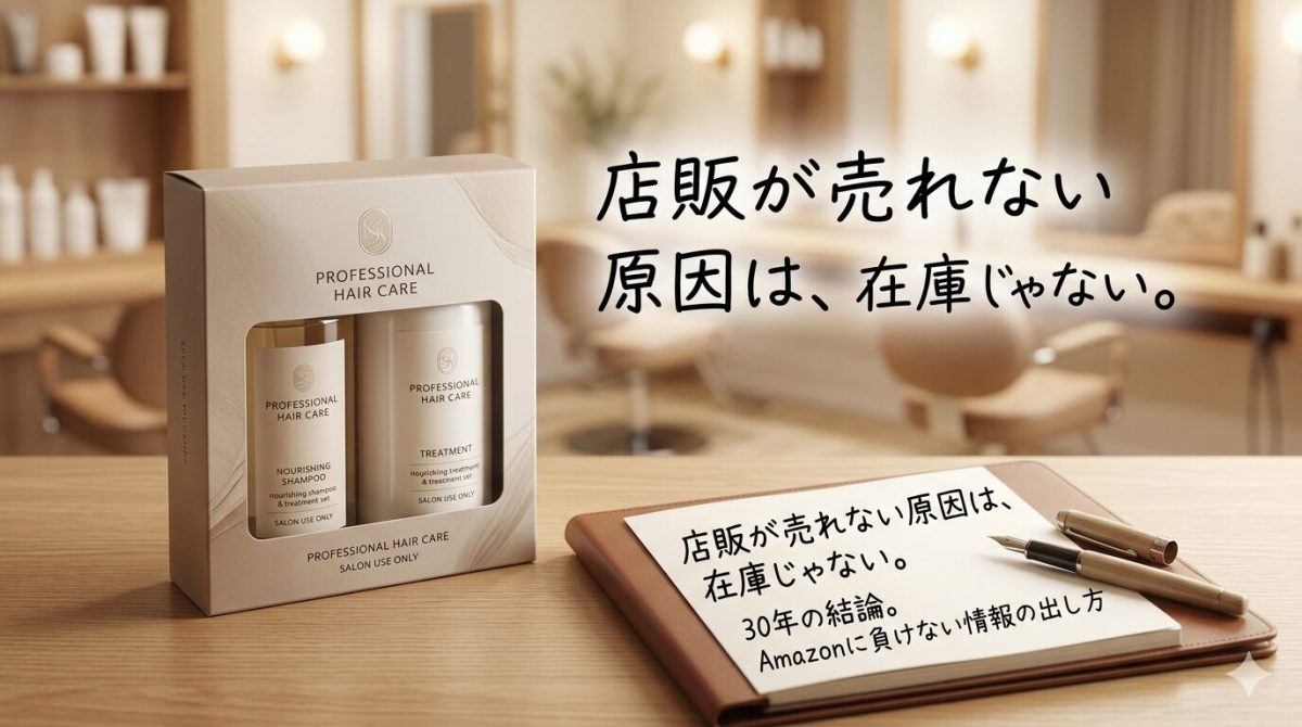 店販が売れない原因は、在庫じゃない。