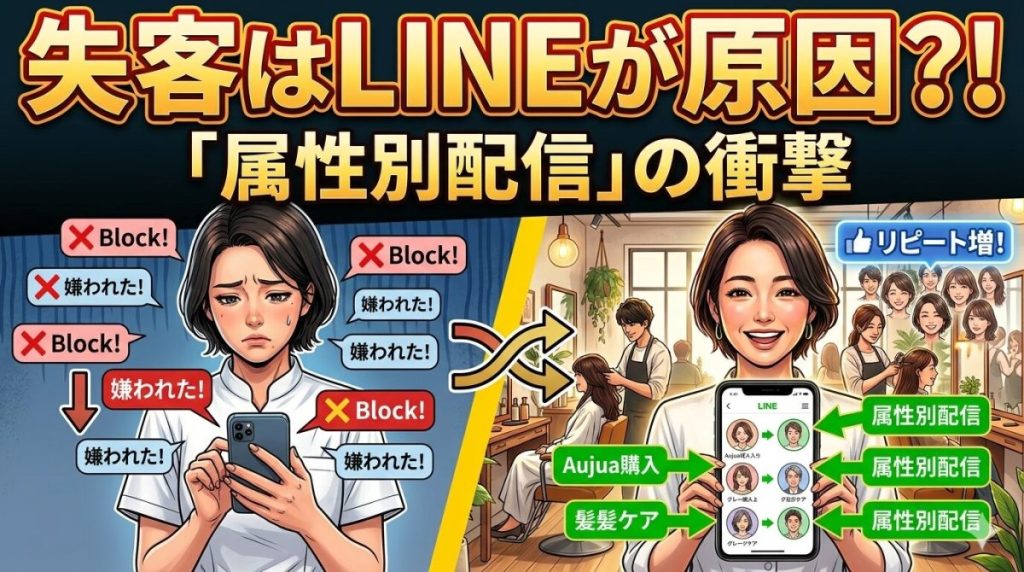 LINEの属性別配信